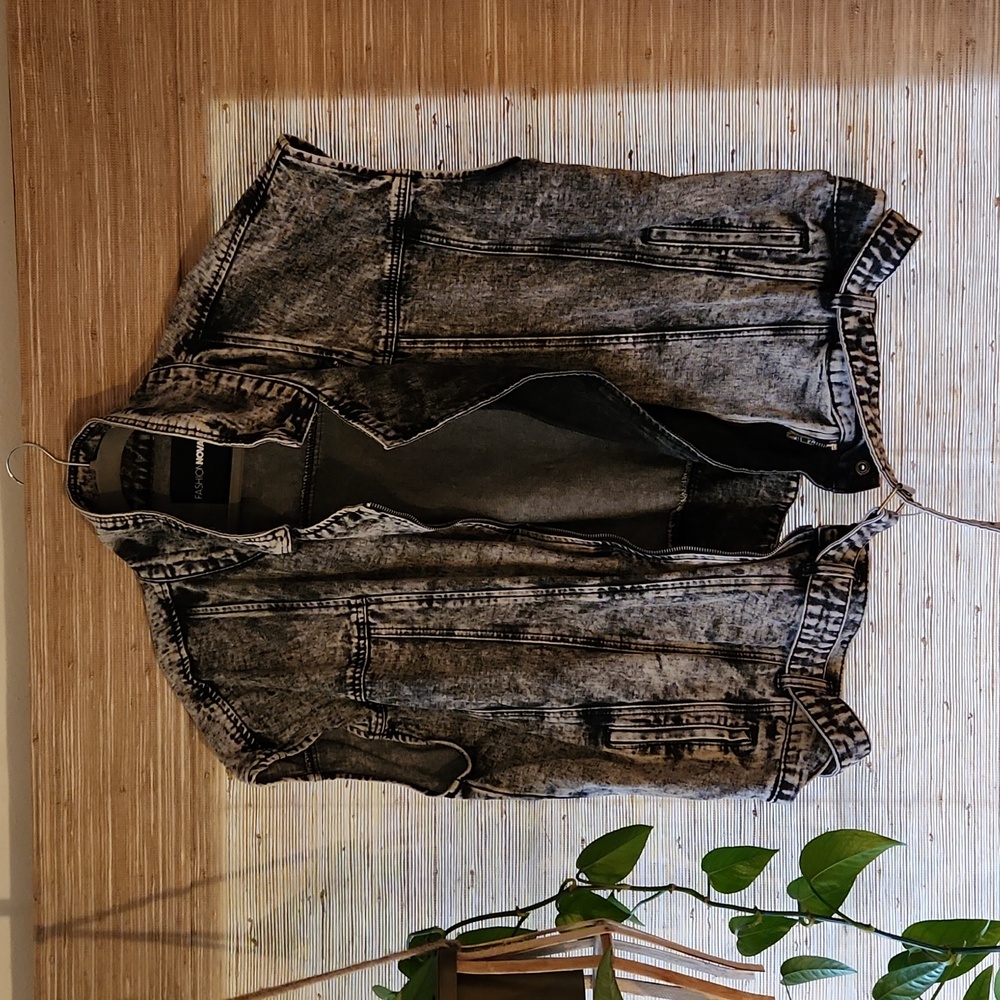 SuperNova Vest 3X Black Vintage Wash GUC